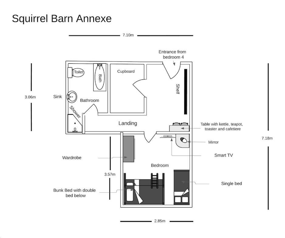 Squirrel Barn Villa Milwich ภายนอก รูปภาพ